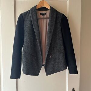 Women's Charcoal and Black Blazer